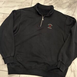 Vintage Crossings Canada Quarter Zip Sweater